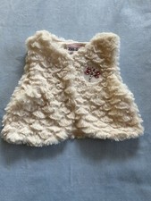 Infant girl cream colored vest by Little Lass size 3t