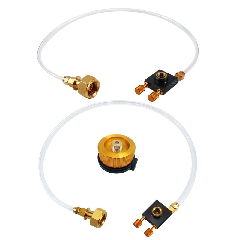 Gas Stove Adapter Tube for Propane Refill and Gas Valves Gas Stove Adapter Tube for Propane Refill and Gas Valves