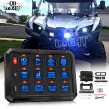 Colight 12 Gang RGB Switch Panel System LED Light Bar Electronic Relay System