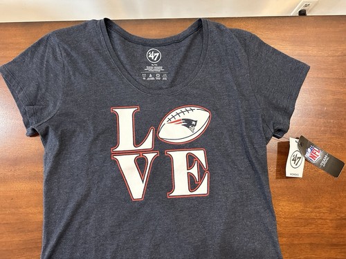 New England Patriots NFL Women’s S/S “Patriot Love” Shirt Ladies Shirt (XL) - Picture 2 of 3