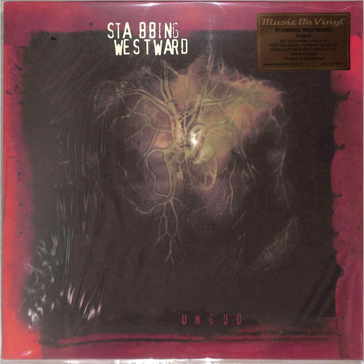 欧LP Stabbing Westward Ungod MOVLP3617 Music On Vinyl 未開封 /00260 Stabbing Westward / UNGOD (Red LP) / Music On Vinyl