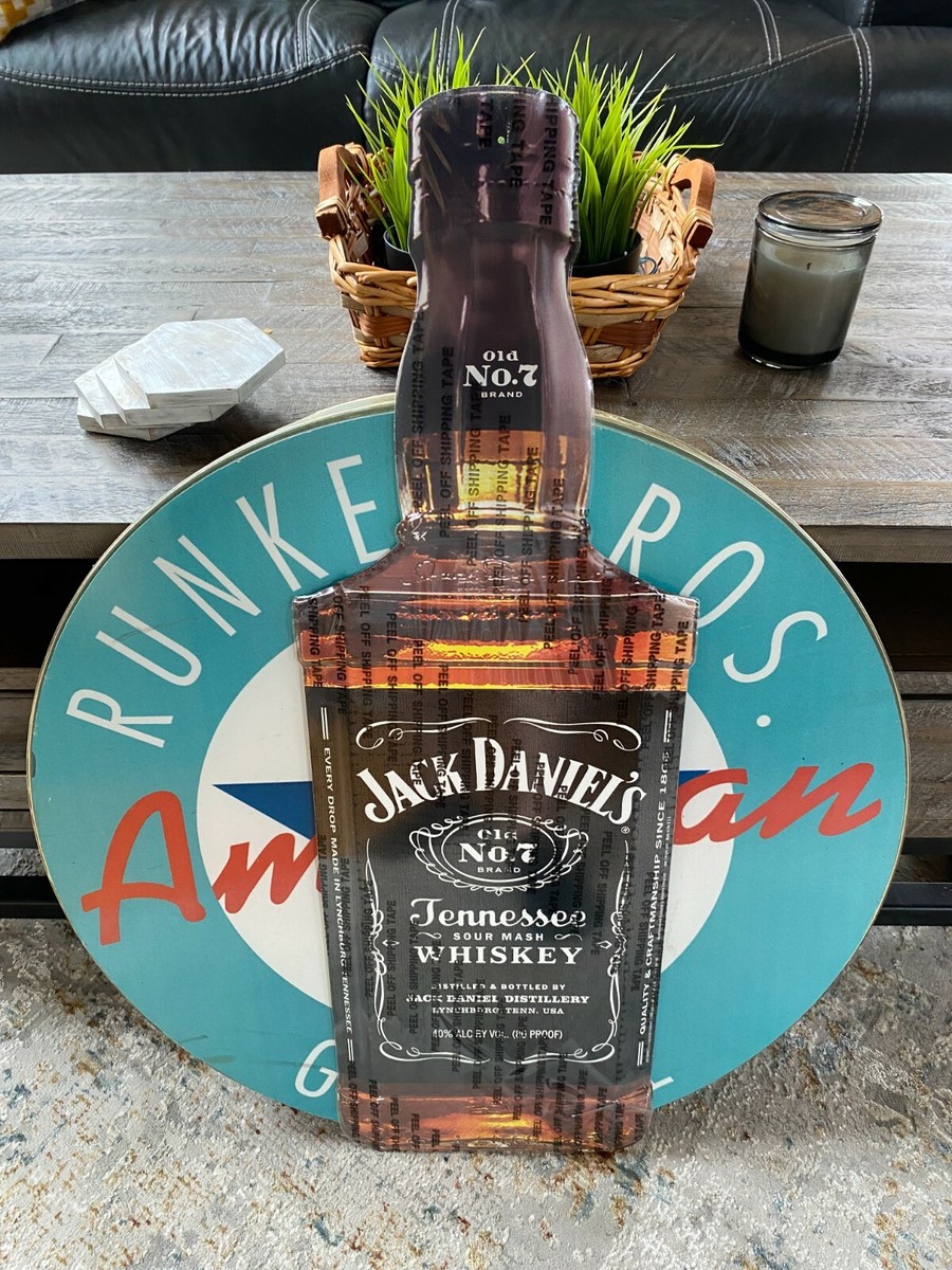 classic JACK DANIELS OLD NO BRAND bottle TIN SIGN NEW