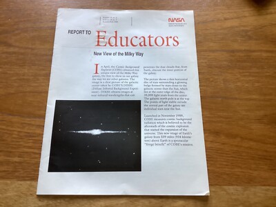  VINTAGE ORIGINAL~SOMMER 1990 -NASA REPORT TO EDUCATORS~Milky Way Vol 18 No 2/3