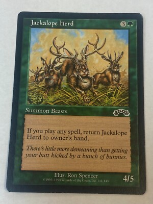 Jackalope Herd -  Magic the Gathering MTG Exodus Single Card
