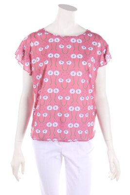 BLUGIRL Folies Shortsleeve-Shirt Flowers I 44 = D 38 powder pink NEW#4613