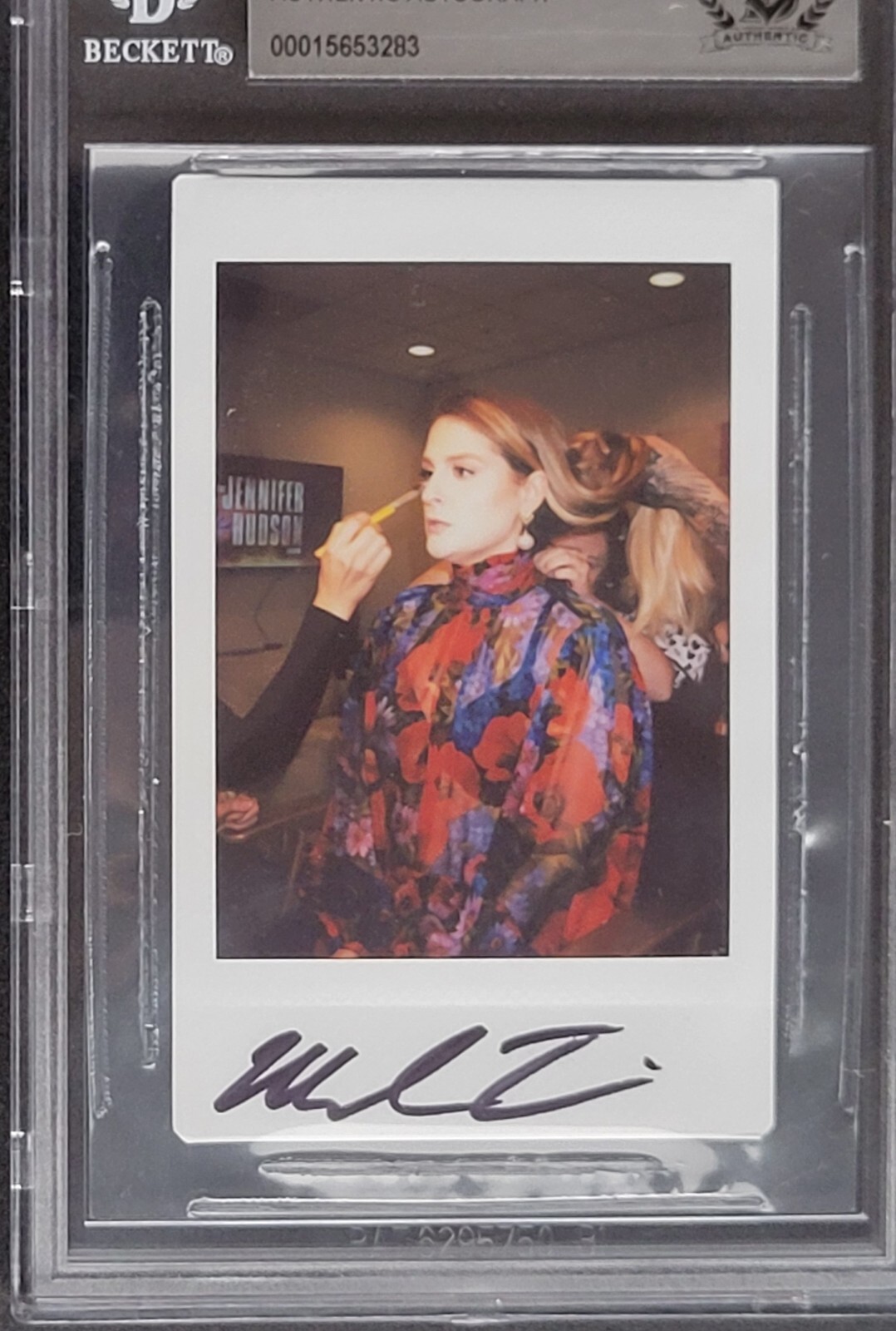 MEGHAN TRAINOR SIGNED SLABBED BECKETT BAS COA MUSIC SINGER POP AUTOGRAPHED PHOTO