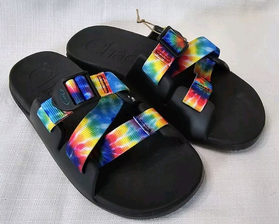 Chaco Chillos Kids Size 4 Dark Tie Dye Slip On Outdoors  display picture 3