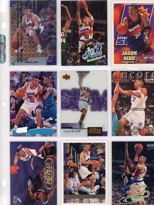 Jason Kidd, Phoenix Suns, Dallas Mavericks, HOF, 9 Cards,  Ungraded, Free Ship!