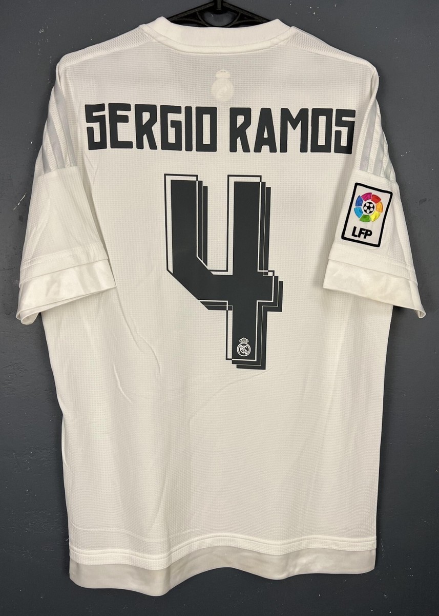 MEN'S FC REAL MADRID 2015/2016 RAMOS SOCCER FOOTBALL SHIRT JERSEY