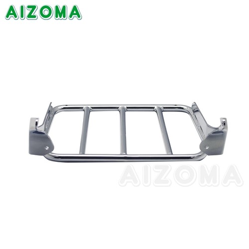 Chrome Steel Rear Luggage Rack W/ Hardware For Harley Fat Boy Breakout FXBR FLFB - Picture 9 of 12