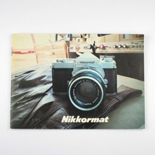 Nikon - Nikkormat 35mm SLR Camera - Vintage Brochure - Booklet