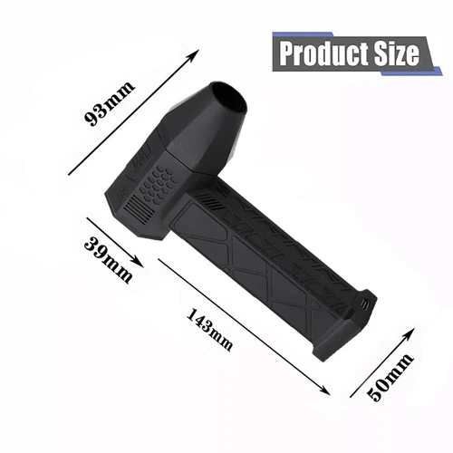 Ventola a getto turboventilatore a soffiatore USB ricaricabile violento motore brushless 130000 giri/min - Foto 4 di 13