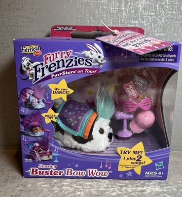 NEW FurReal Friends Furry Frenzies Buster Bow Wow FurrStars on Tour 2010 Hasbro 