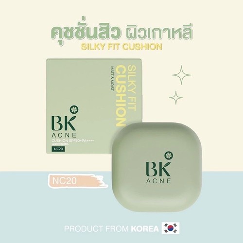 15 g BK Acne Silky Fit Cushion Matte & Moist SPF50+ PA++++ Glowing Healthy Face - Picture 4 of 26