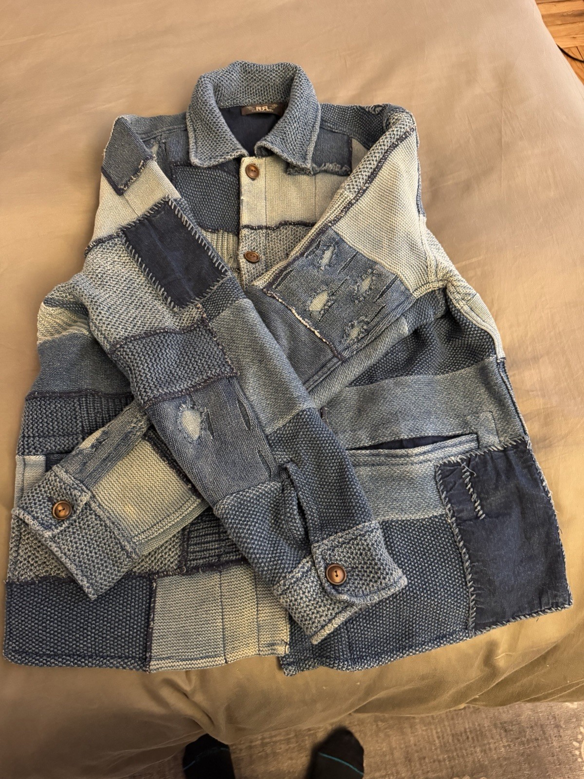 RRL Patchwork cardigan - image 2