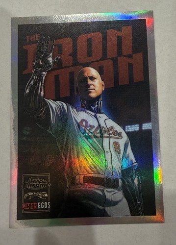 Cal Ripken Jr. #AE-4 2025 Topps Chrome Update Alter Ego Superheroes card