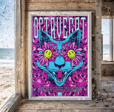 Octave Cat Psychedelic Spring 2026 Tour Poster