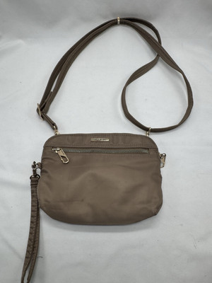 Travelon Anti-Theft Small Beige/gray Crossbody Bag RFID Purse Travel
