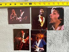 Lot of (5) Vintage Paul McCartney Concert Photos Beatles Wings RARE