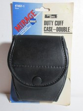UNCLE MIKE'S MIRAGE SIDEKICK DUTY HANDCUFF LEATHER DOUBLE CASE