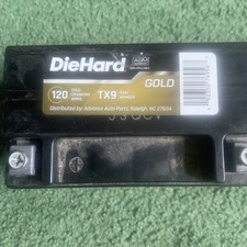 Diehard Agm Tx9 Gold Power Sport Battery 120 Cold Cranking Amps