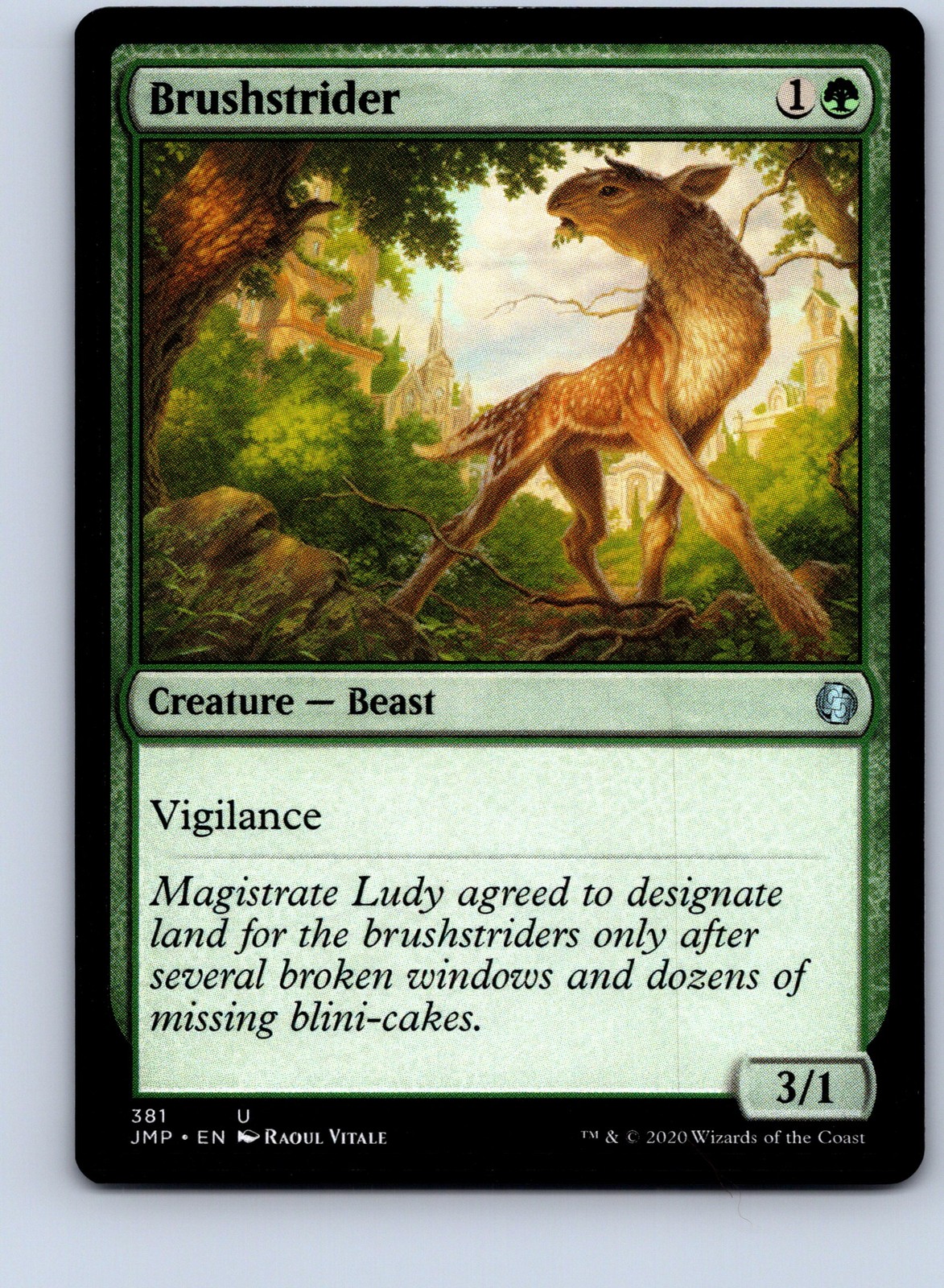 MAGIC TG: Jumpstart #381 Brushstrider Uncommon .52B