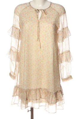 VERO MODA Vestido de manga larga Mujeres Vestido Talla EU 36 crema-rosa-verde - Imagen 1 de 4