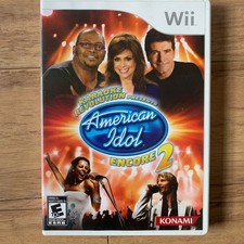 Karaoke Revolution Presents American Idol Encore 2 Nintendo Wii Game Konami