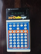 Vintage Mr Challenger Texas Instruments Handheld Game 1978
