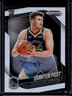 2024-25 Panini Prizm Black Quinten Post Auto RC Silver Prizm #195 Warriors