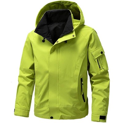 Autumn Men's Three Anti-punching Jacket Waterproof Hiking Jackets Men Spring Fal