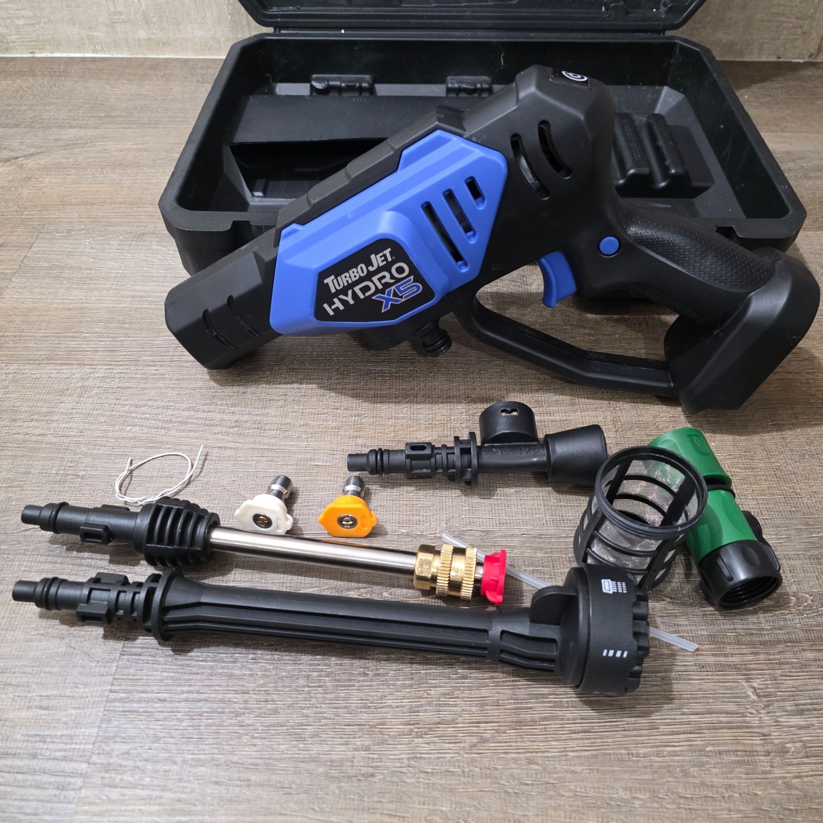 TurboJetHydroXSProCordlessPressureWasherMissingBatteryChargerHose