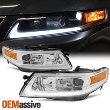 Fits 2004 2005 2006 2007 2008 Acura Tsx Led Bar Projector Headlights Headlamps Fits 2004 2005 2006 2007 2008 Acura Tsx Led Bar Projector Headlights Headlamps