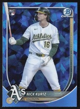 2025 Bowman Chrome Sapphire Nick Kurtz #93 GS1