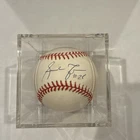 Andruw Jones Signed Rawlings ONLB Baseball Atlanta Braves HOF Cube Included