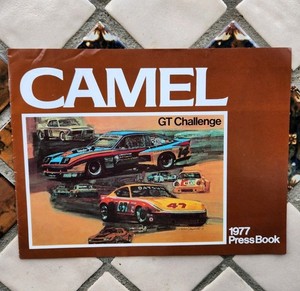 Vtg 1977 Camel GT Challenge IMSA Racing Press Book Media Guide Program Rare