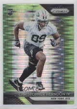 2018 Panini Prizm Rookie Neon Green Pulsar Chris Herndon IV Christopher 0q0m