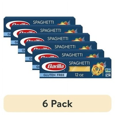 Barilla Gluten Free Spaghetti 12 oz 6 Pack Quick Easy Dinner Pasta