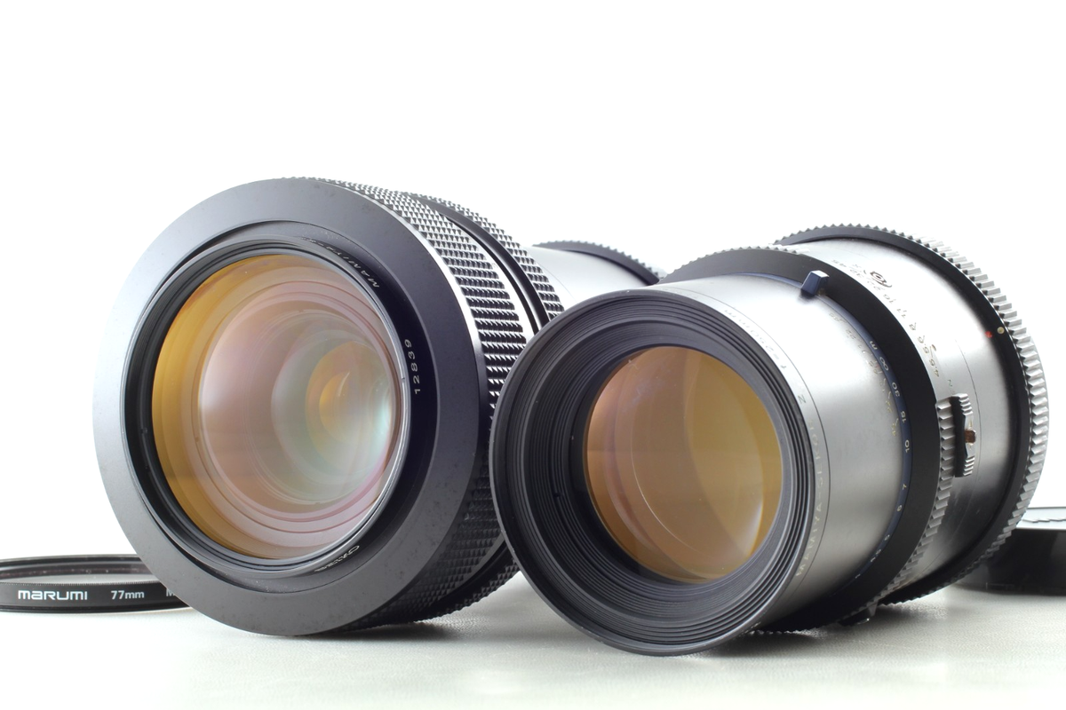 2 Lens Set [EXC+5] Mamiya Sekor Z 100-200mm F5.2 W 250mm F4.5 for