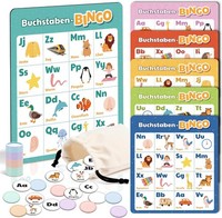 Bingo Spiel Buchstaben Lernspiel FüR Kinder Ab 4 Jahre Gesellschaftsspiel