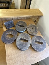 Vintage wood hat mold brim only millinery makers block forms Hat Making Parts