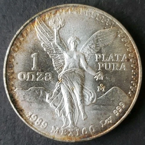 1989 Mexican Silver Libertad 1 oz — photo from another recent sale
