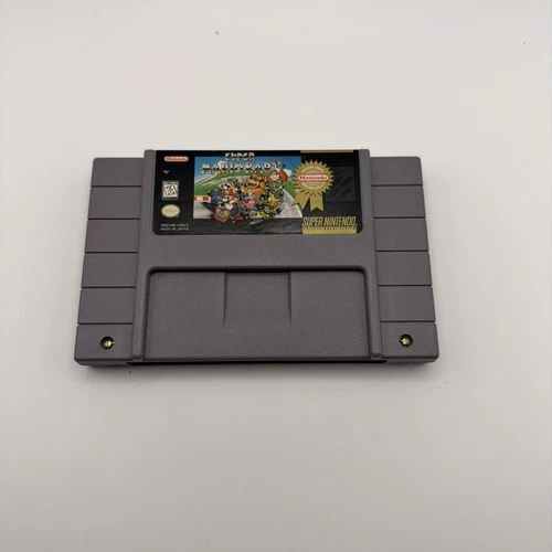 Super Mario Kart, Super Nintendo (SNES), tested and works great