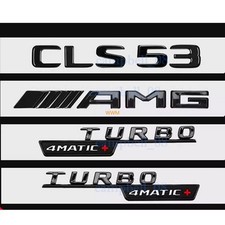 F&uuml;r Mercedes Benz CLS53 AMG TURBO 4MATIC+ Embleme Aufkleber Logo Badge
