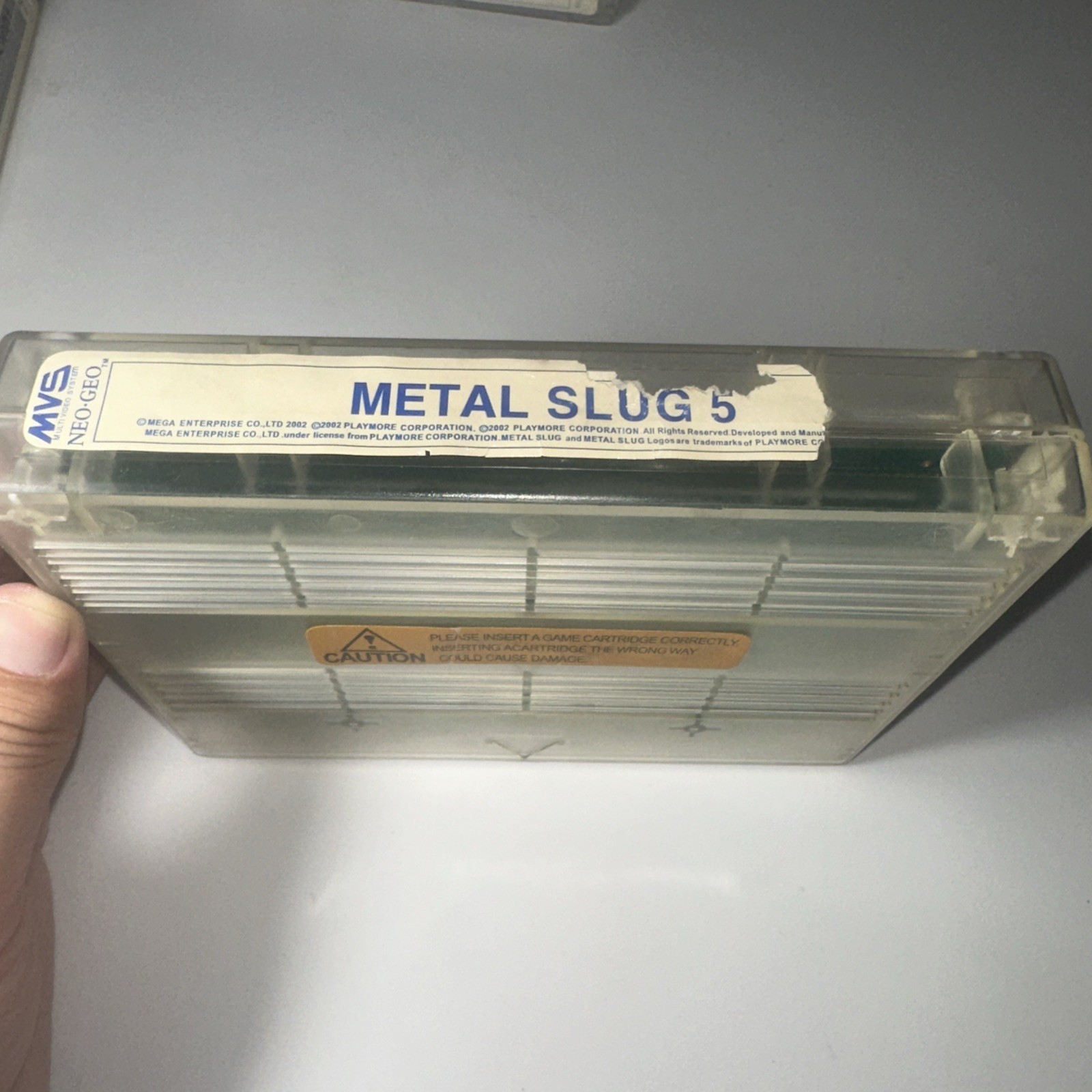 SNK Playmore Metal Slug 5 cart, arcade - tested working- MVS NEO GEO