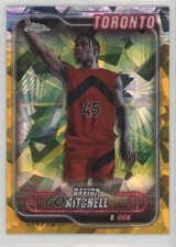 2024-25 Topps Chrome Sapphire Edition Gold 34/50 Davion Mitchell #128 6c4