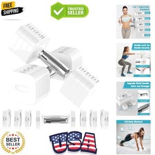 Customizable 22LBS Adjustable Dumbbells Set for Full Body Fitness Training