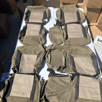2014-2021 Toyota Tundra Crew Max Double Cab Seat Cloths OEM PULL OFF Tan
