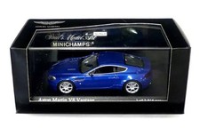 1/43 MINICHAMPS Aston Martin V8 Vantage 2005 Blue 400137422 Diecast Model