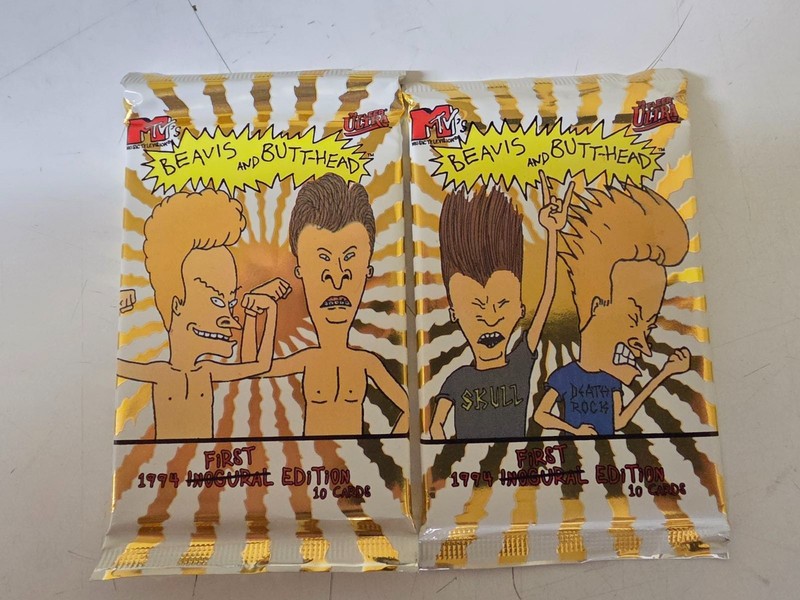 1994 Fleer Ultra Beavis and Butt-Head Trading Cards Unopened Pack MTV Lot of 2